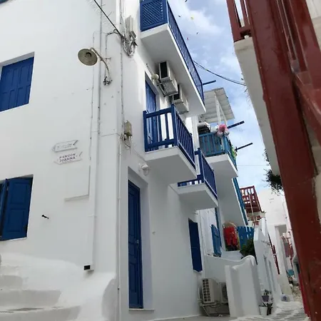Mykonos Panorama With Private Terrace & Sea View Feriehus