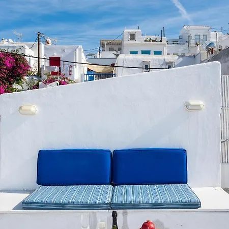Mykonos Panorama With Private Terrace & Sea View Feriehus
