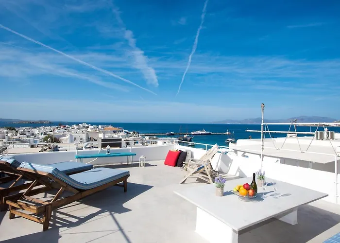 Mykonos Panorama With Private Terrace & Sea View *