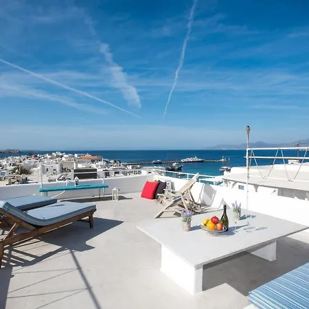 Mykonos Panorama With Private Terrace & Sea View Mykonos Town